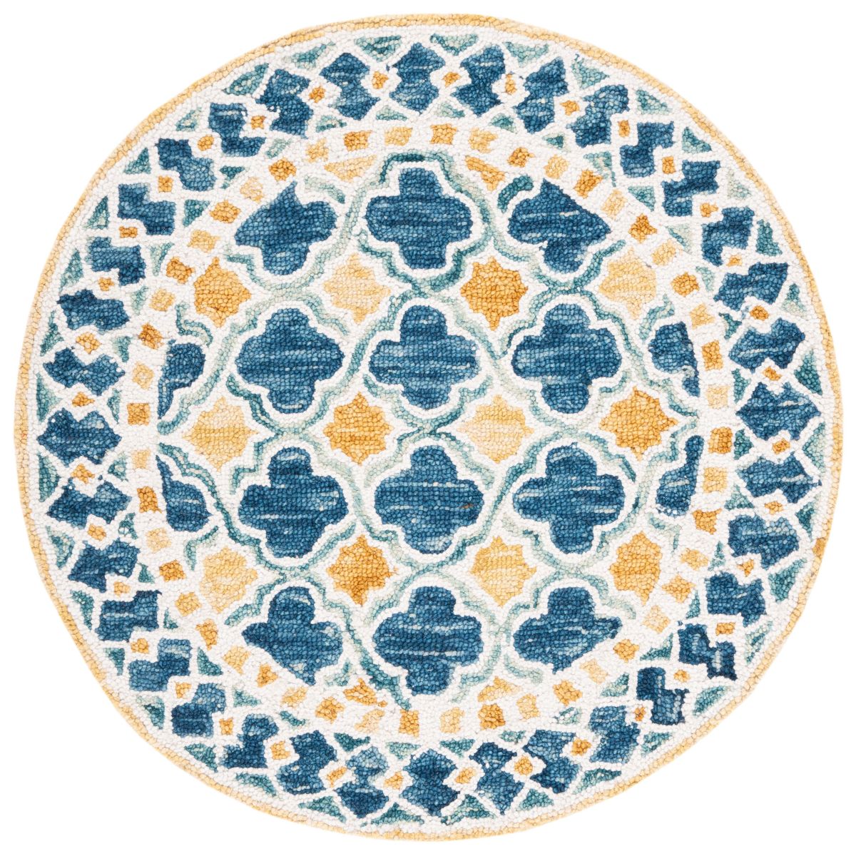 Safavieh Aspen 121 Rug, APN121 - Navy / Yellow