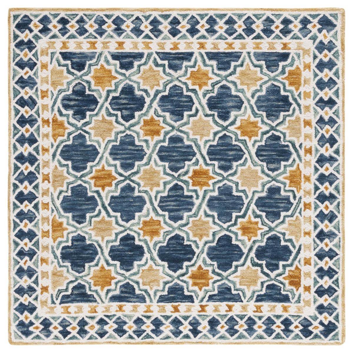 Safavieh Aspen 121 Rug, APN121 - Navy / Yellow