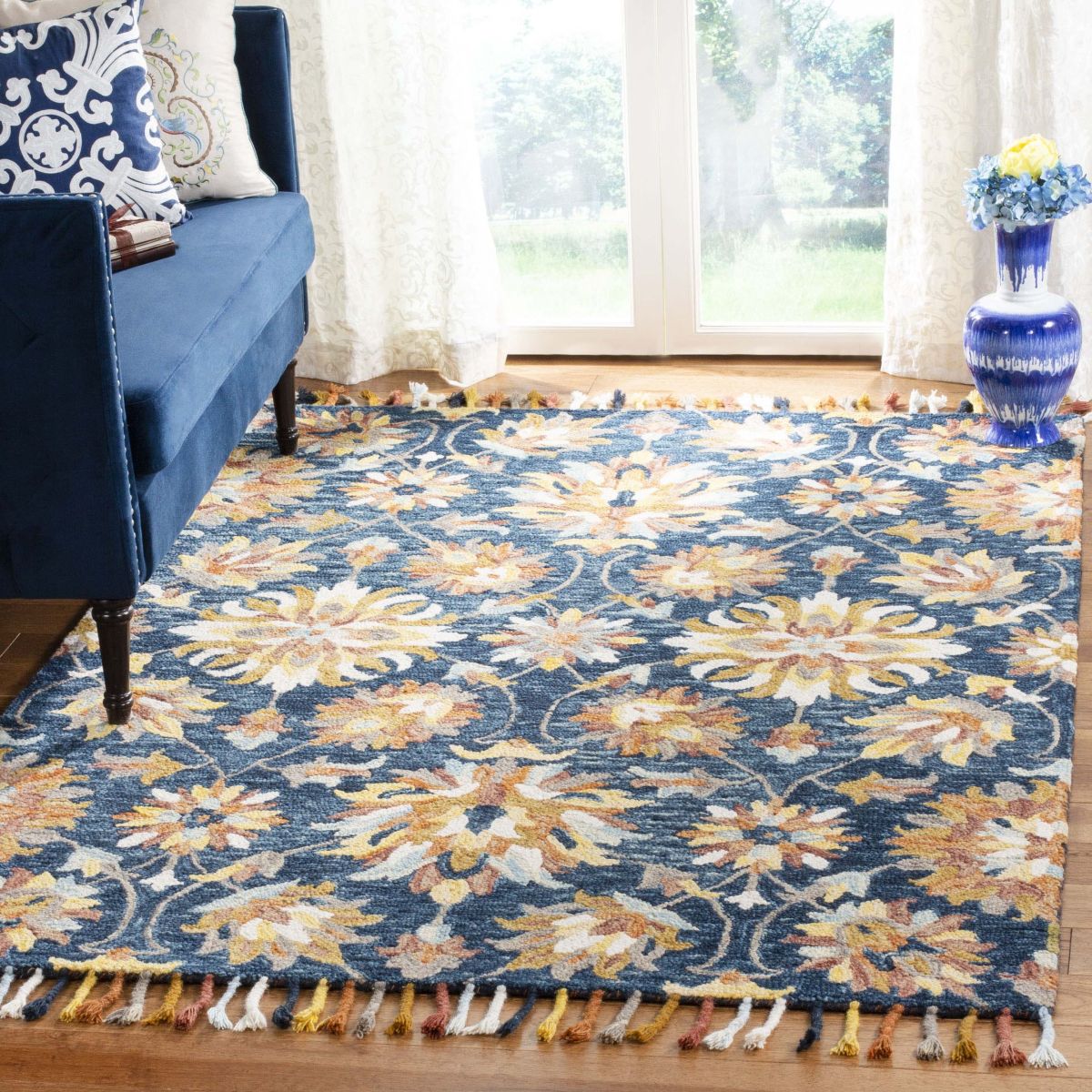 Safavieh Aspen 139 Rug, APN139 - Navy / Multi