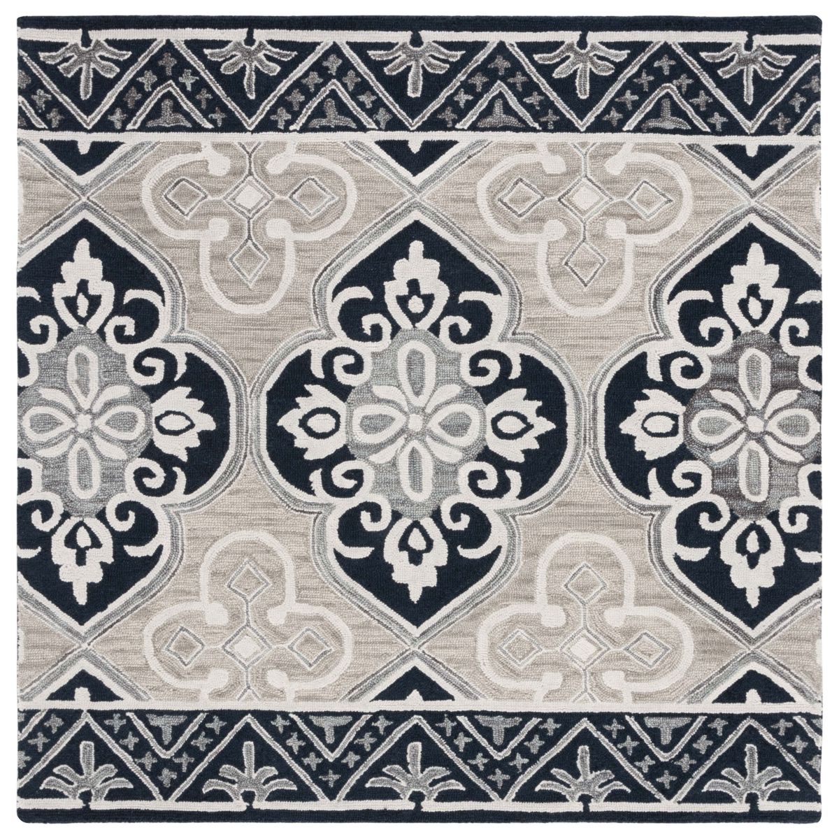 Safavieh Aspen 351 Rug, APN351 - Blue / Ivory