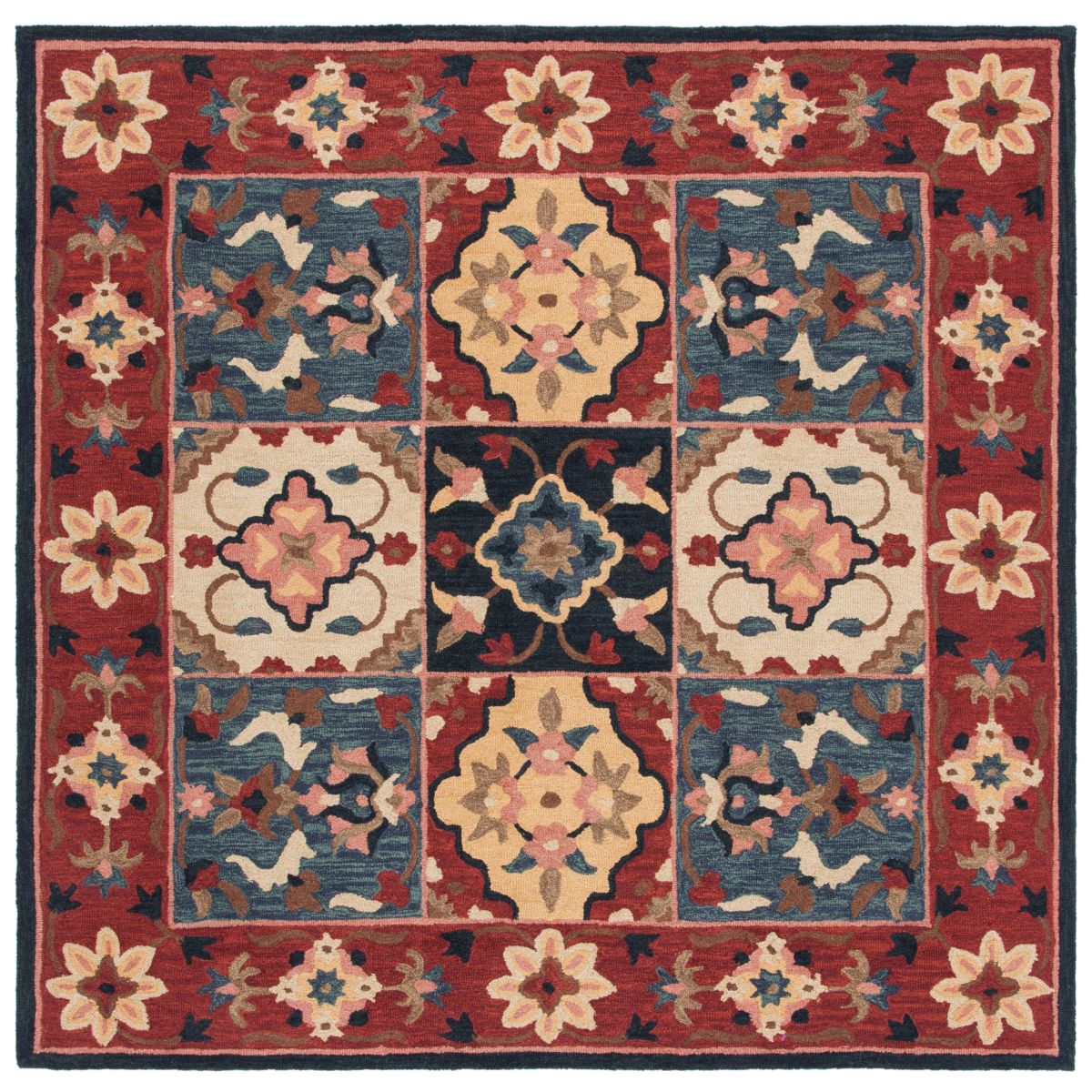 Safavieh Aspen 402 Rug, APN402 - Red / Gold