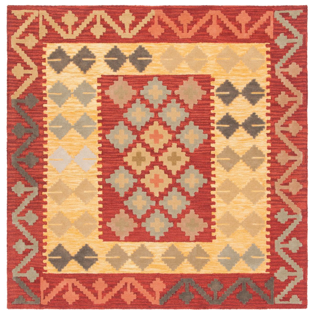 Safavieh Aspen 403 Rug, APN403 - Red / Gold