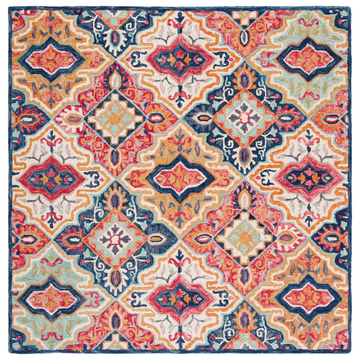 Safavieh Aspen 526 Rug, APN526 - Blue / Rust
