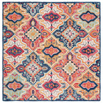 Safavieh Aspen 526 Rug, APN526 - Blue / Rust