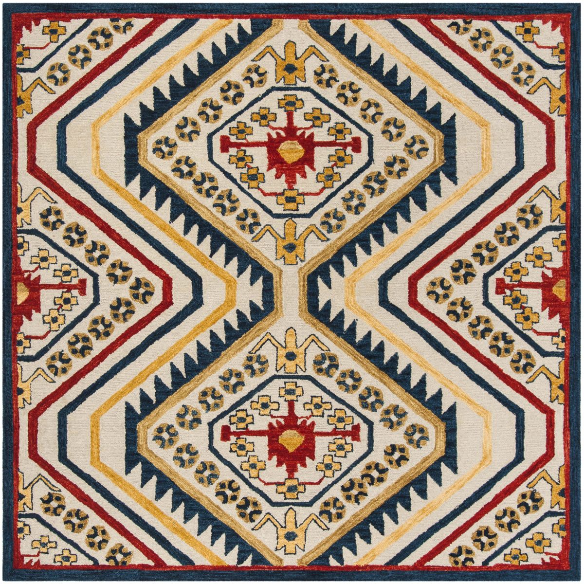 Safavieh Aspen 701 Rug, APN701 - Ivory / Multi