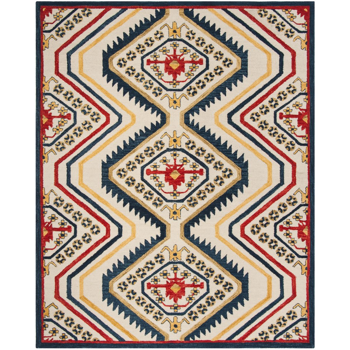 Safavieh Aspen 701 Rug, APN701 - Ivory / Multi