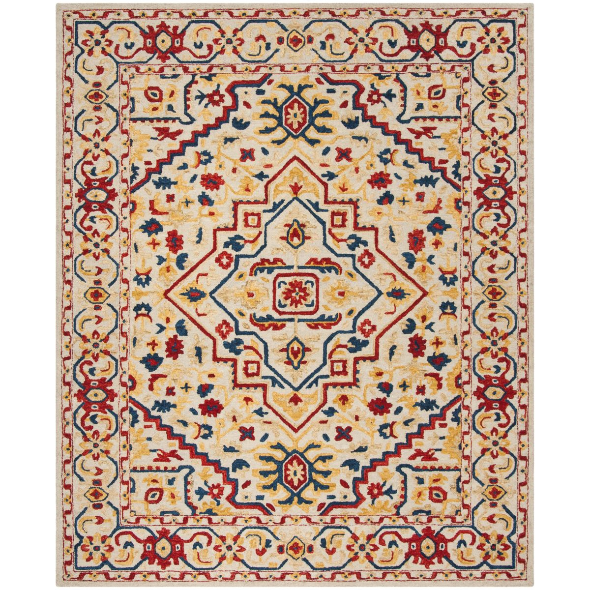 Safavieh Aspen 705 Rug, APN705 - Ivory / Multi