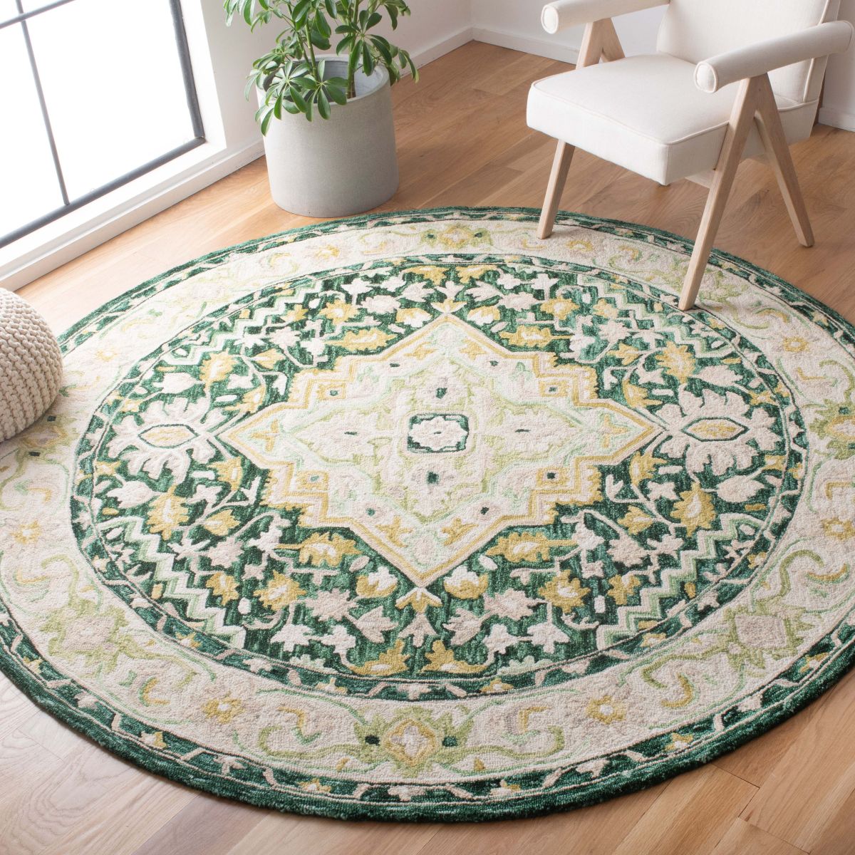Safavieh Aspen 705 Rug, APN705 - Green / Ivory