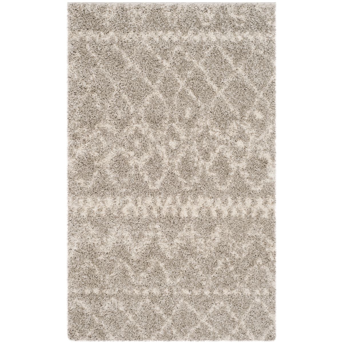 Safavieh Arizona Shag 750 Rug, ASG750 - GREY / IVORY