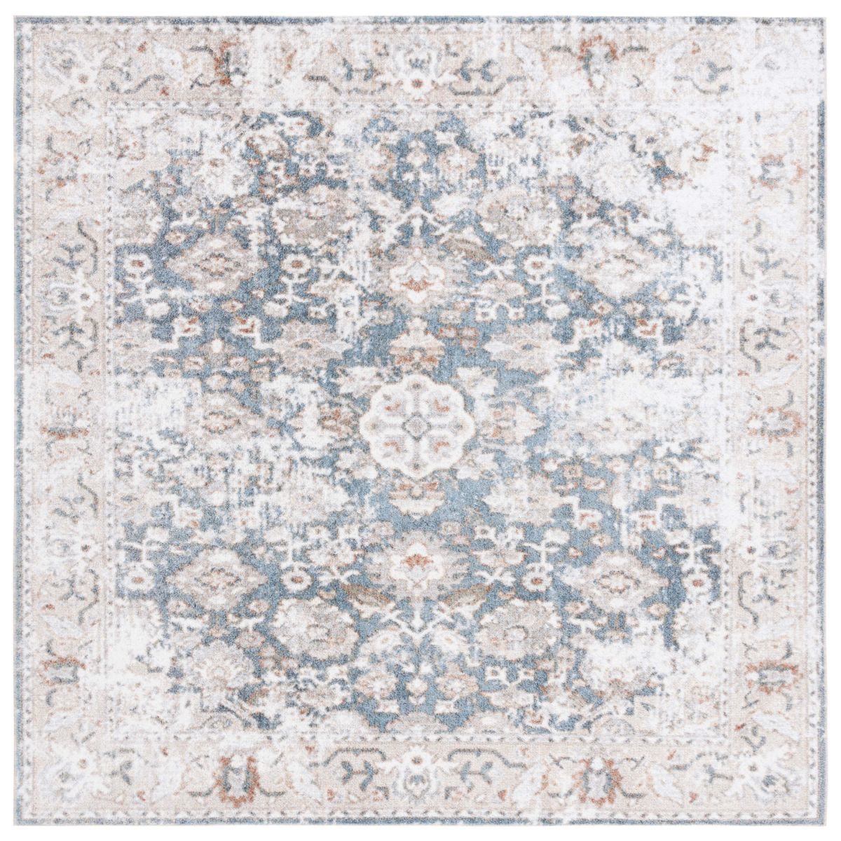 Safavieh Baltimore 852 Rug, BAL852 - Light Grey / Blue