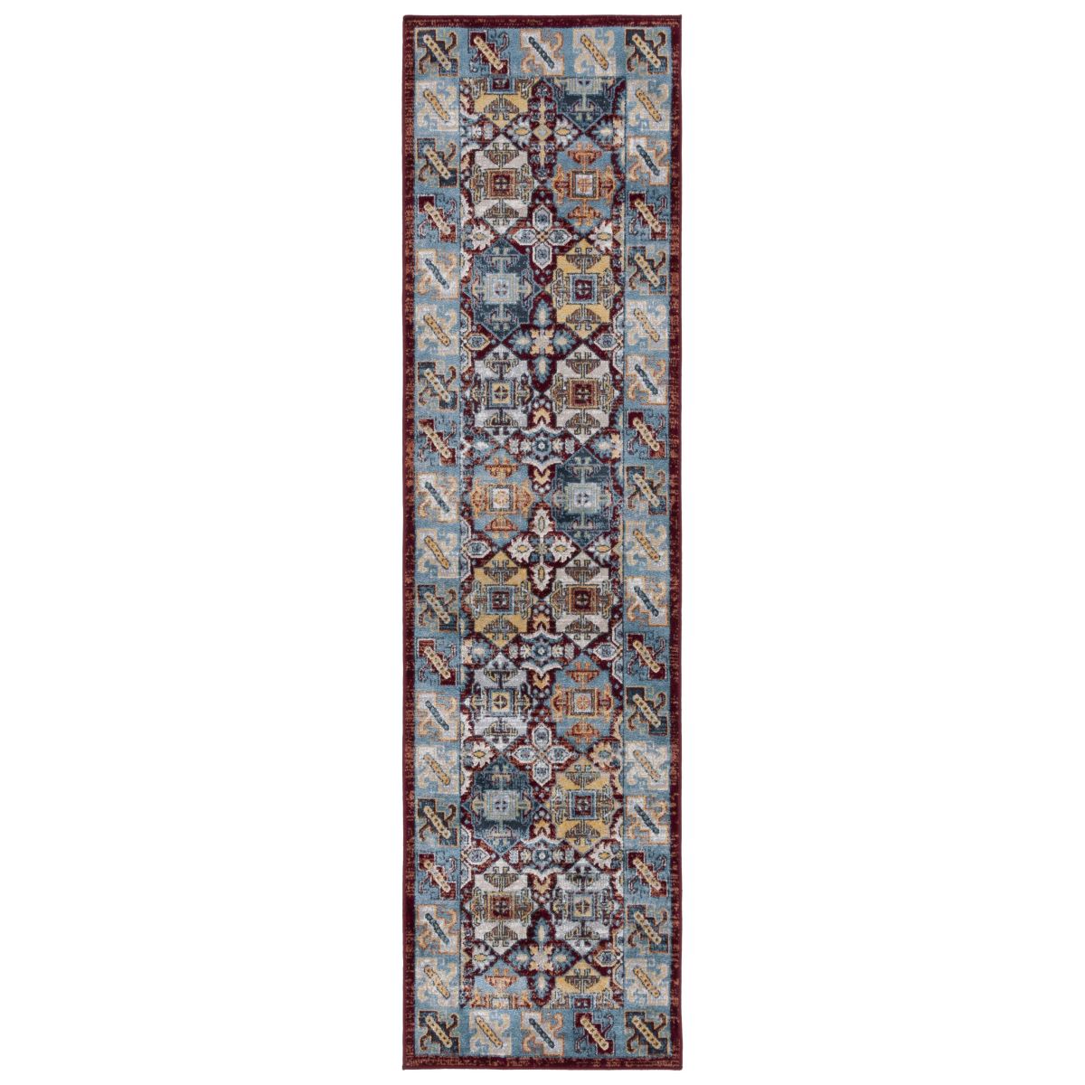 Safavieh Bayside 102 Rug, BAY102 - Blue / Red