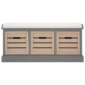 Safavieh Briar 3 Drawer Cushion Bench , BCH5700
