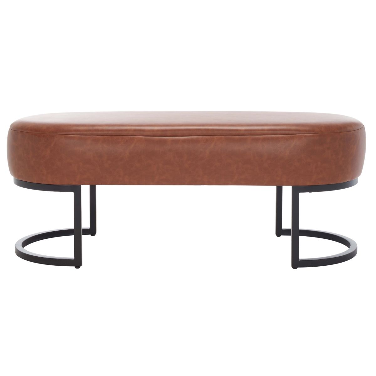Safavieh Bellezza Oval Bench , BCH6403 - Cognac