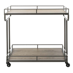 Safavieh Dawson 2 Tier Rectangle Bar Cart , BCT6200