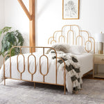 Safavieh Paloma Metal Retro Bed - Gold
