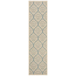 Safavieh Beach House 135 Rug, BHS135 - Aqua / Cream