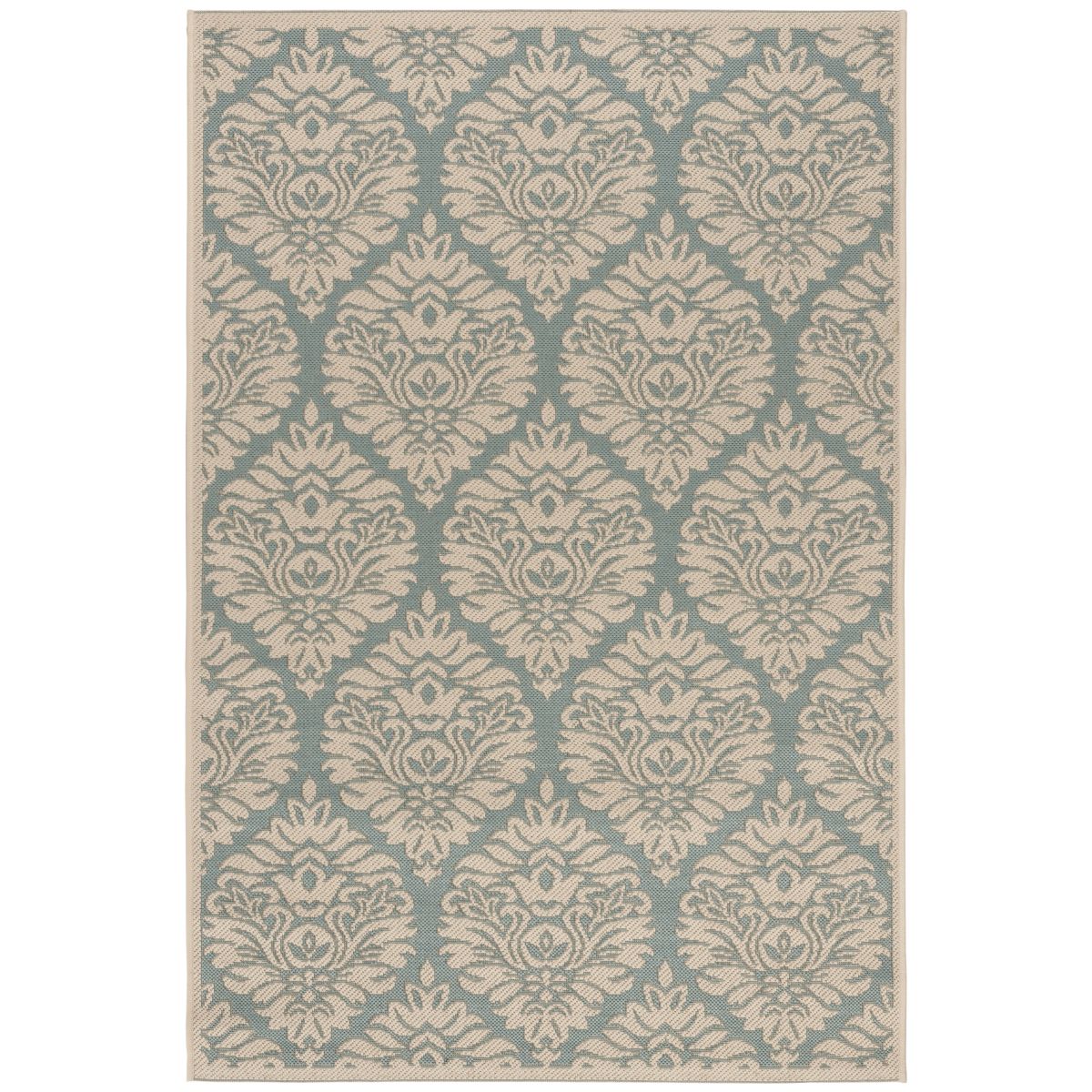 Safavieh Beach House 135 Rug, BHS135 - Aqua / Cream