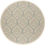 Safavieh Beach House 135 Rug, BHS135 - Aqua / Cream