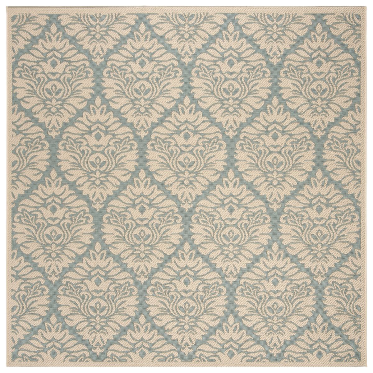 Safavieh Beach House 135 Rug, BHS135 - Aqua / Cream