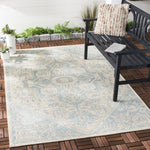 Safavieh Beach House 138 Rug, BHS138 - Aqua / Cream