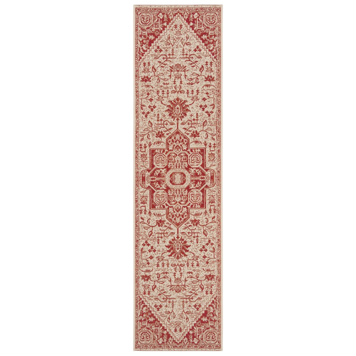 Safavieh Beach House 138 Rug, BHS138 - Red / Creme