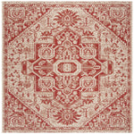 Safavieh Beach House 138 Rug, BHS138 - Red / Creme