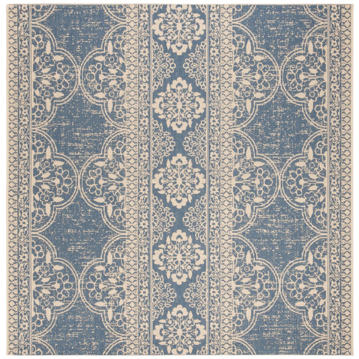 Safavieh Beach House 174 Rug, BHS174 - Cream / Blue