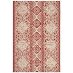 Safavieh Beach House 174 Rug, BHS174 - Red / Creme