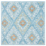 Safavieh Blossom 606 Rug, BLM606 - Blue / Yellow