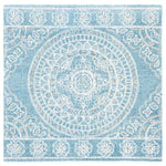 Safavieh Blossom 607 Rug, BLM607 - Blue / Ivory