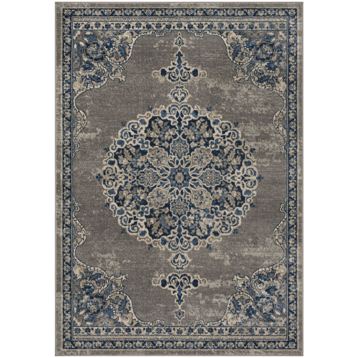 Safavieh Brentwood 867 Rug, Blue, BNT867 - Light Grey / Blue