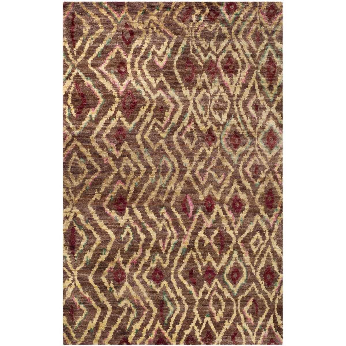 Safavieh Bohemian 637 Rug, BOH637 - Brown / Gold