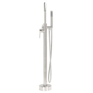 Safavieh Capri Single Handle Above Ground Floor Mount Nickel Shower System , BRC3416