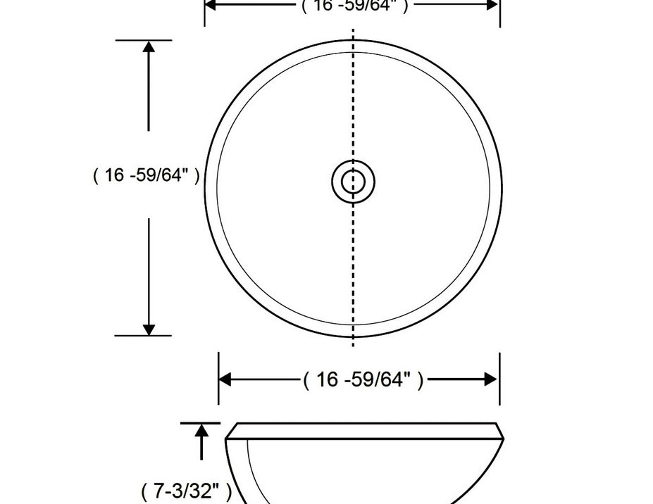 Safavieh Solea Nerida Porcelain Ceramic Vitreous Round Undermount Bath