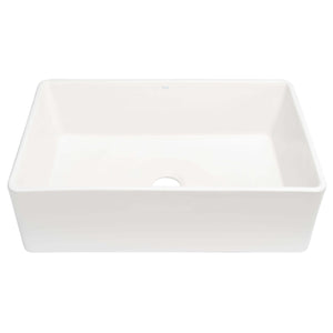 Safavieh Farmhouse Porcelain Ceramic Rect 33In Kitchen Sink , BSK6290