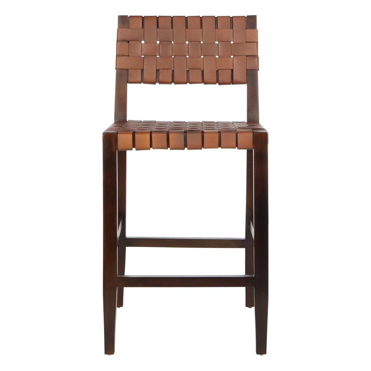 Safavieh Paxton Woven Leather Counter Stool , BST1003