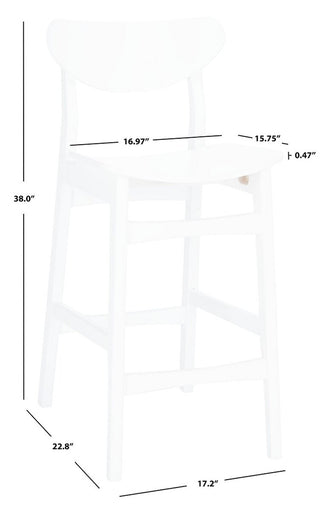 Safavieh Thaxton Counter Stool , BST1501 - White