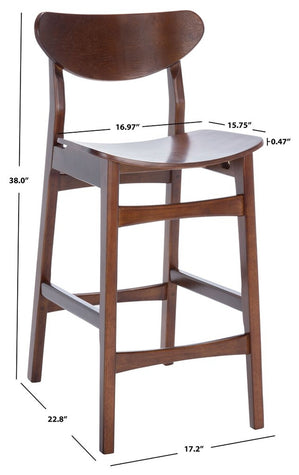 Safavieh Thaxton Counter Stool , BST1501 - Walnut