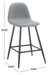 Safavieh Travis Counter Stool , BST2001 - Dark Grey / Black