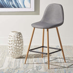 Safavieh Travis Counter Stool , BST2001 - Dark Grey / Natural