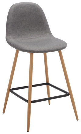 Safavieh Travis Counter Stool , BST2001 - Dark Grey / Natural
