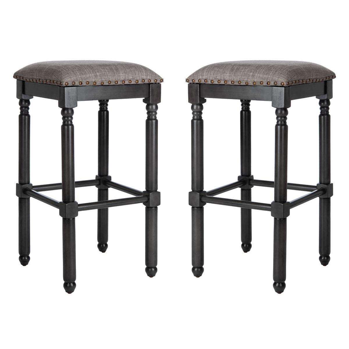 Safavieh Preston Bar Stool , BST6400 - Grey (Set of 2)