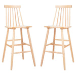Safavieh Beaufort Bar Stool, BST8500 - Natural (Set of 2)