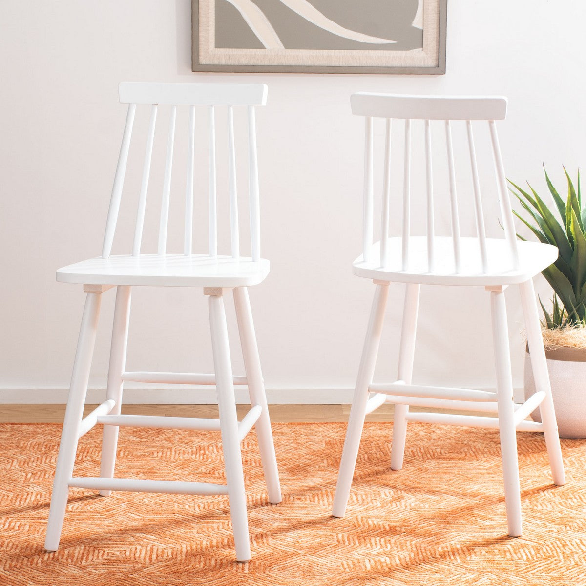 Safavieh Beaufort Counter Stool , BST8501 - White (Set of 2)