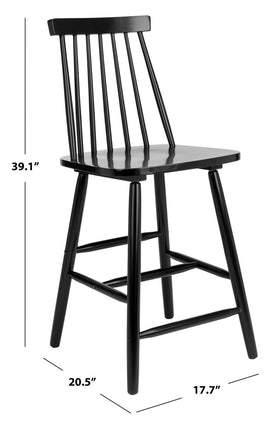 Safavieh Beaufort Counter Stool , BST8501 - Black (Set of 2)