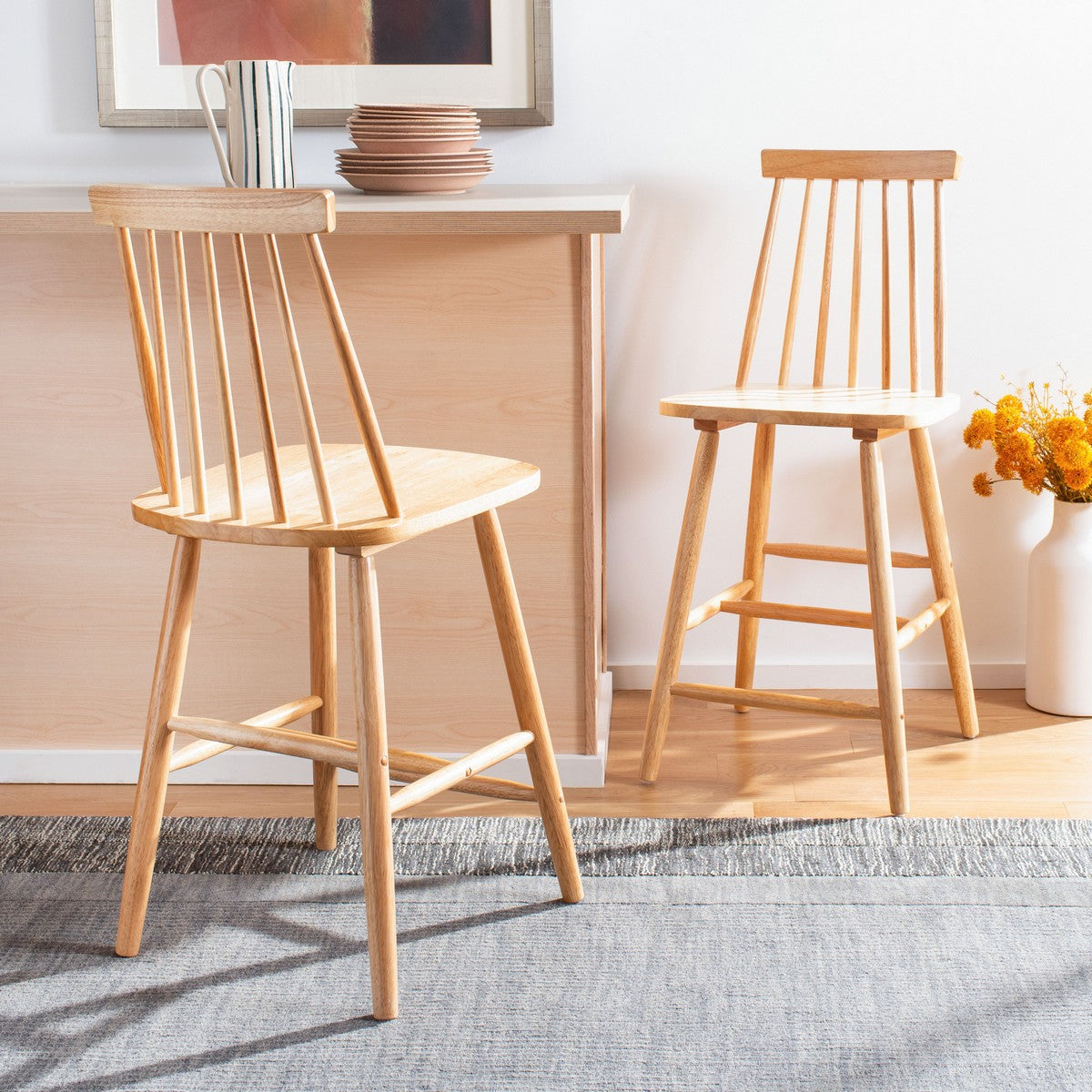 Safavieh Beaufort Counter Stool , BST8501 - Natural (Set of 2)