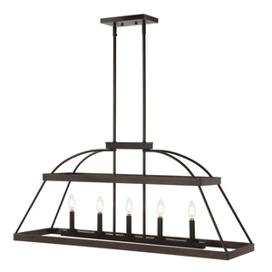 Safavieh Byher 5 Light 40 Inch Iron Chandelier , CHA4045