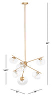 Safavieh Bartoli Chandelier , CHA7009 - Black