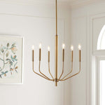 Safavieh Eirene Chandelier , CHA7011 - Antique Brass