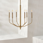 Safavieh Eirene Chandelier , CHA7011 - Antique Brass